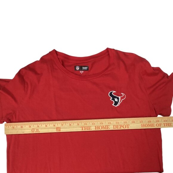 New Era NFL‎ Team Apparel Houston Texans Red T-Shirt Women's Medium - Picture 6 of 6